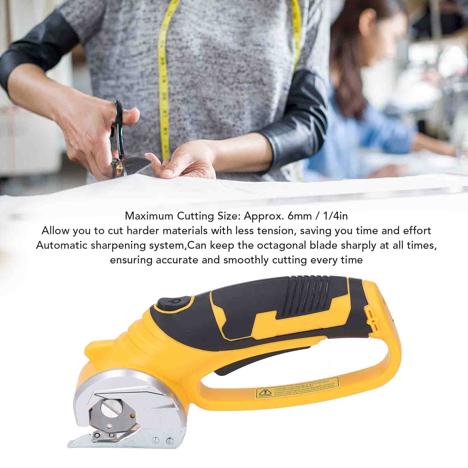 Rotary Cutter Fabric - Cutter électrique sans fil pour carton,