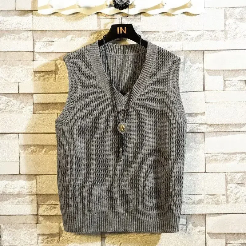 Sewing Vest - Vêtements pour hommes col en V