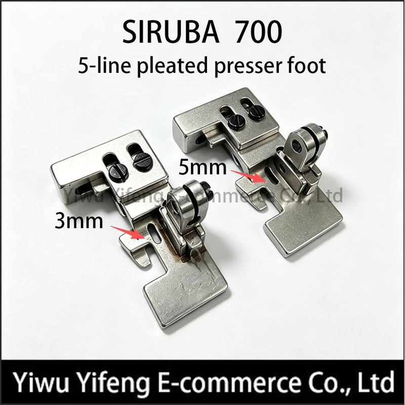 Sewing Gathering - SIRUBA 757 700 Ensemble de pieds