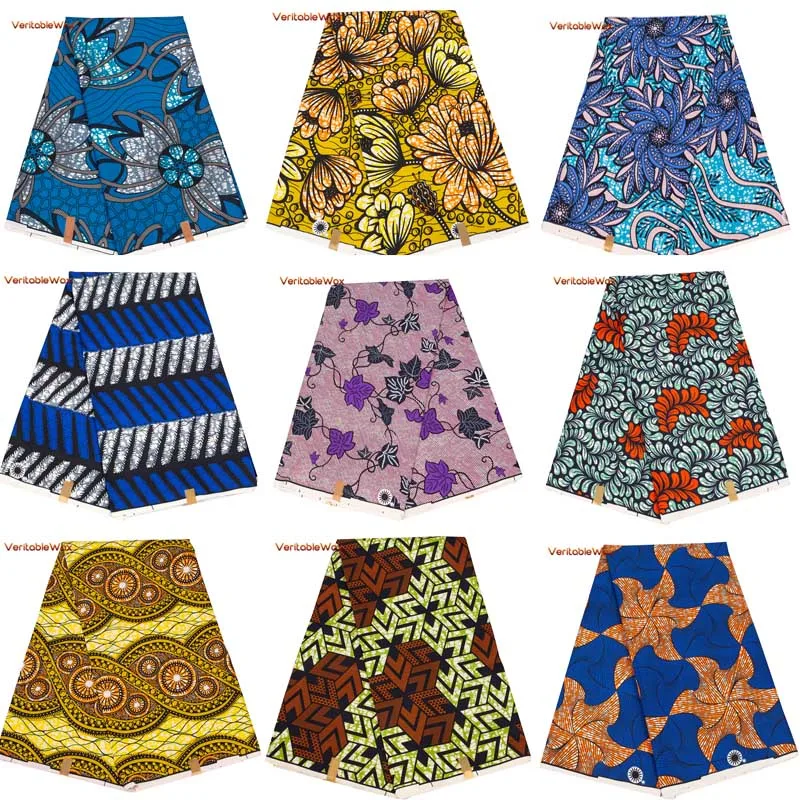 Sewing Batik Fabric - Tissu textile de patchwork d'impressions africaines