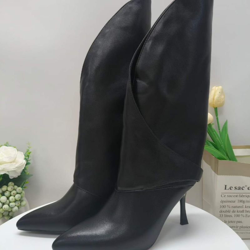 Sewing V - Chaussures en V pour femmes, bout