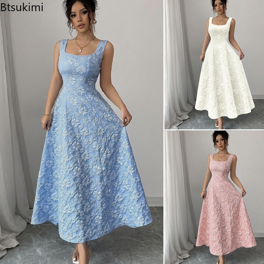 Sewing Vest - Nouvelle Robe Longue Femme Élégante Jacquard