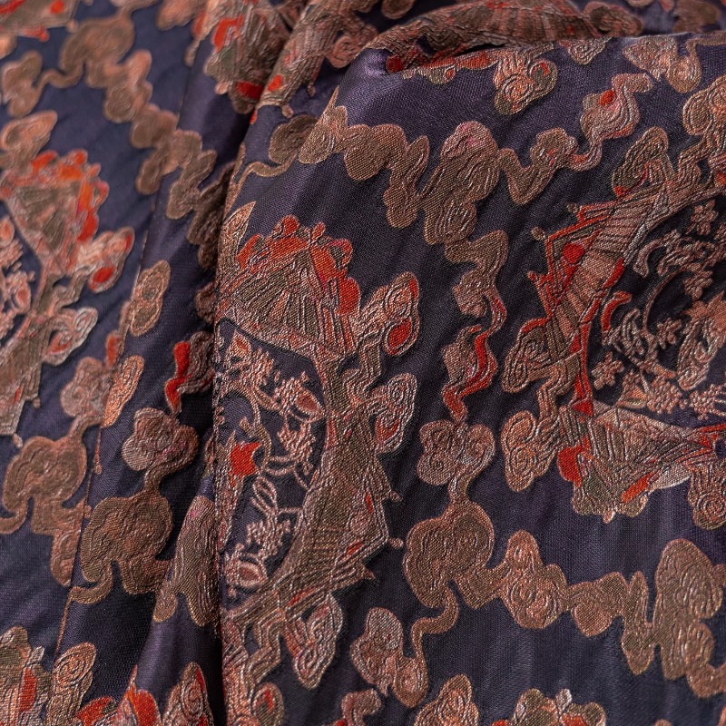 Tissu jacquard floral en rayon - Sewing Fabric avis et prix