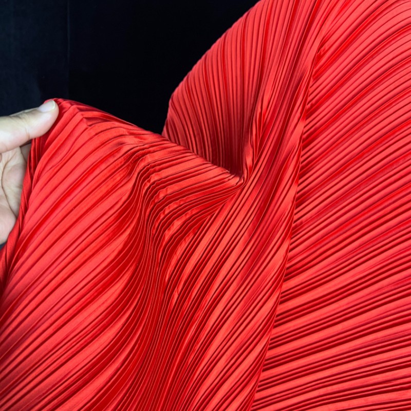 Tissu plissé extensible imitat - Sewing Fabric avis et prix