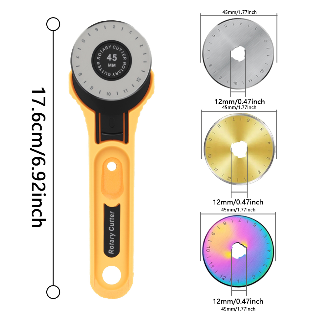 Coupe-tissu rotatif 45mm, outi - Rotary Cutter Fabric avis et prix