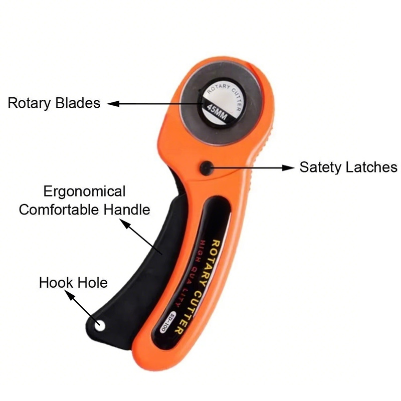 Couteau à roue à rouleau de 45 - Rotary Cutter Fabric avis et prix