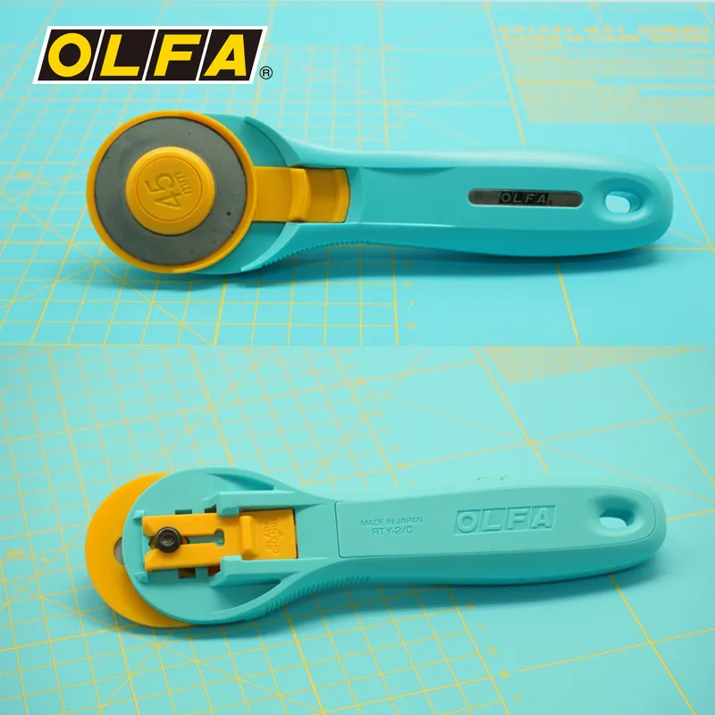 Olfa RTY-2/C 45mm distant Pink - Rotary Cutter Fabric avis et prix