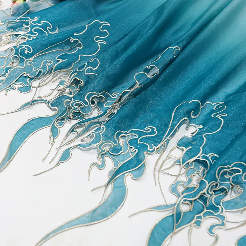Tissu à dégradé de feuilles de - Sewing Fabric avis et prix