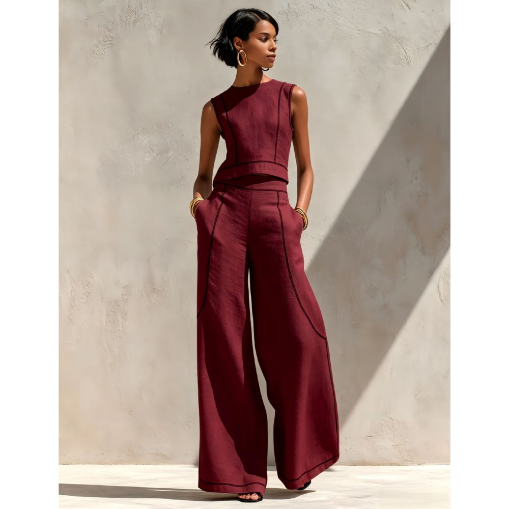 Ensemble 2 pièces gilet et pan - Sewing Vest avis et prix