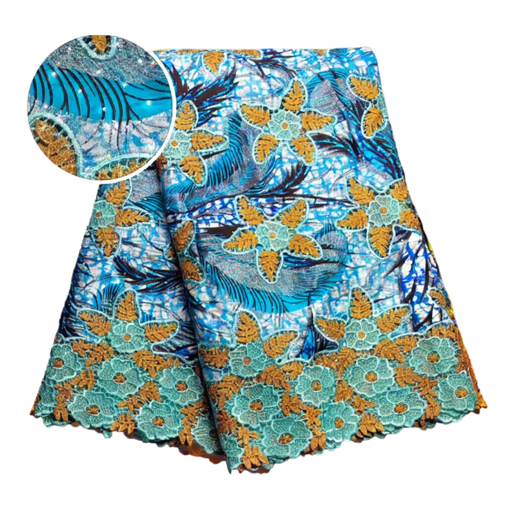 Tissu en dentelle cirée africa - Sewing Batik Fabric avis et prix