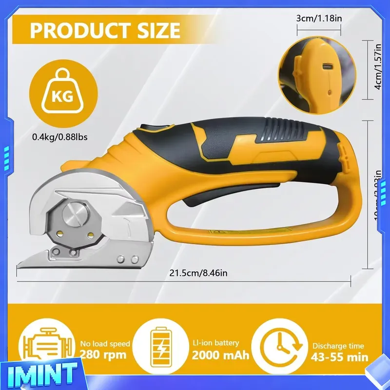 Ciseaux électriques sans fil 2 - Rotary Cutter Fabric avis et prix