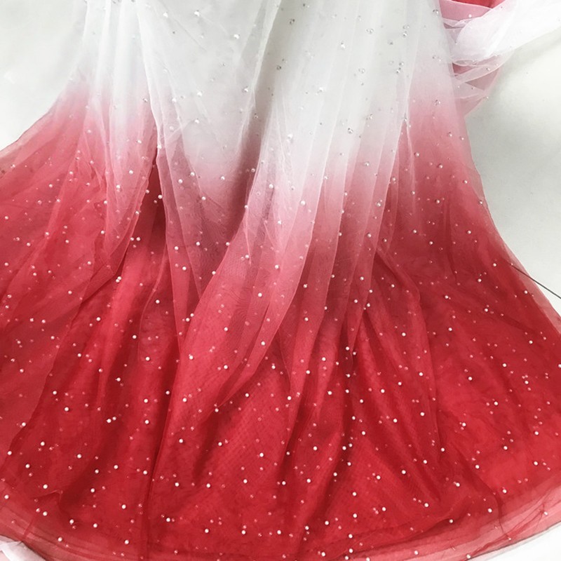 Tissu en tulle dégradé à maill - Sewing Batik Fabric avis et prix