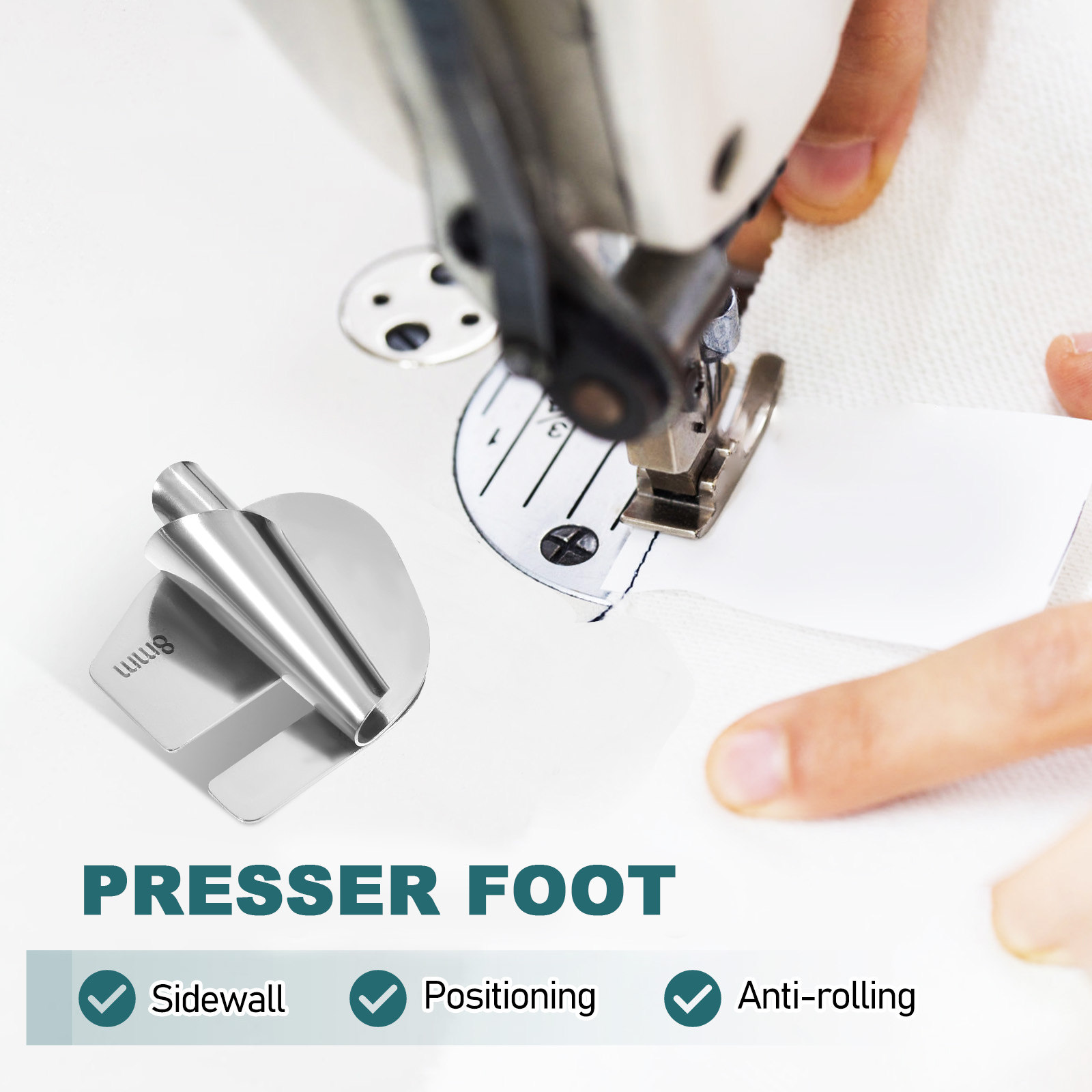 1 jeu de pieds presseurs pour  - Rolled Hem Foot avis et prix